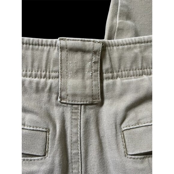 L.L. Bean Mens Beige Utility Cargo Pants With Side Pockets & Belt Loops - Picture 7 of 13